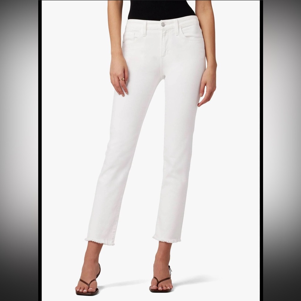 Joe's Jeans The Lara cigarette ankle jeans in white